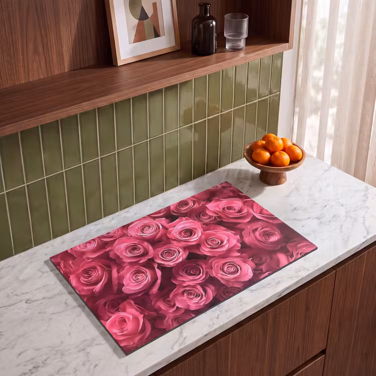 Inductie beschermer - Rozen - Pink - Bloem — 4