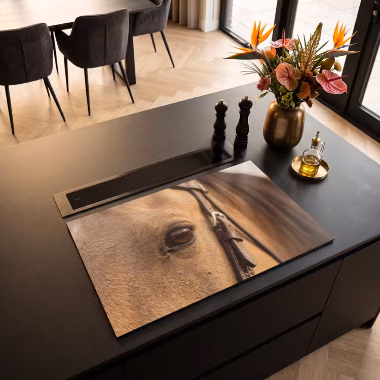 Inductie beschermer - Paard - Oog - Bruin — 3