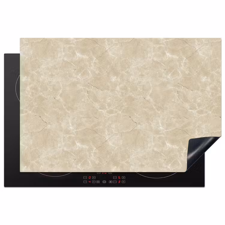 Inductie beschermer - Lichtbeige - Marmer - Diffusie adering — 2