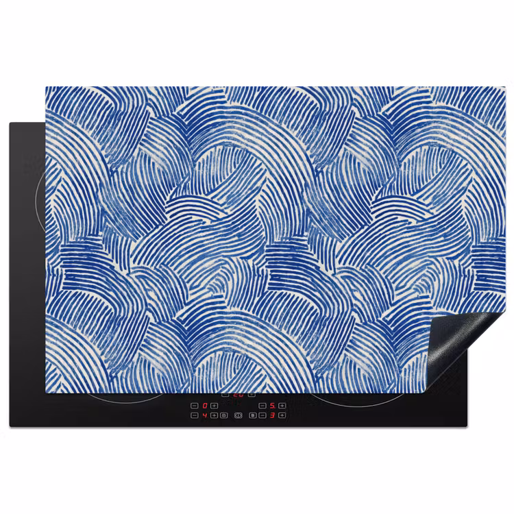 Inductie beschermer - Modern - Abstract - Blauw — 1
