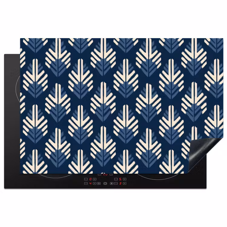 Inductie beschermer - Modern - Patroon - Blauw — 2