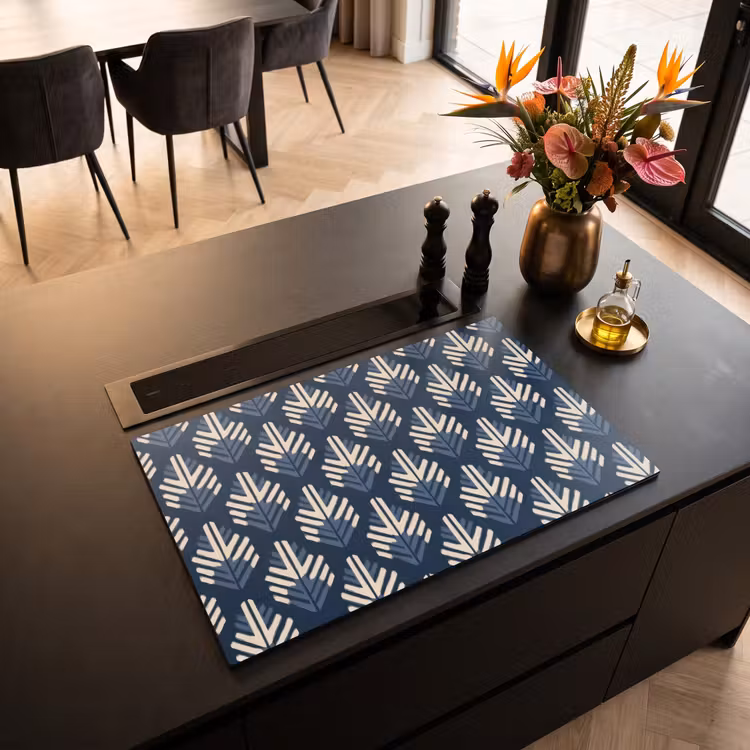 Inductie beschermer - Modern - Patroon - Blauw — 3