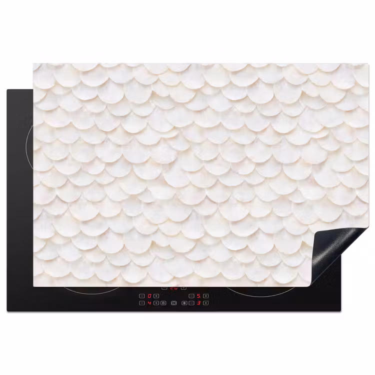 Inductie beschermer - Schubben - Wit - Elegant — 2