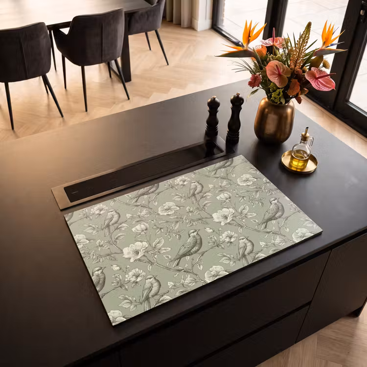 Inductie beschermer - Klassiek - Botanisch - Groen — 3