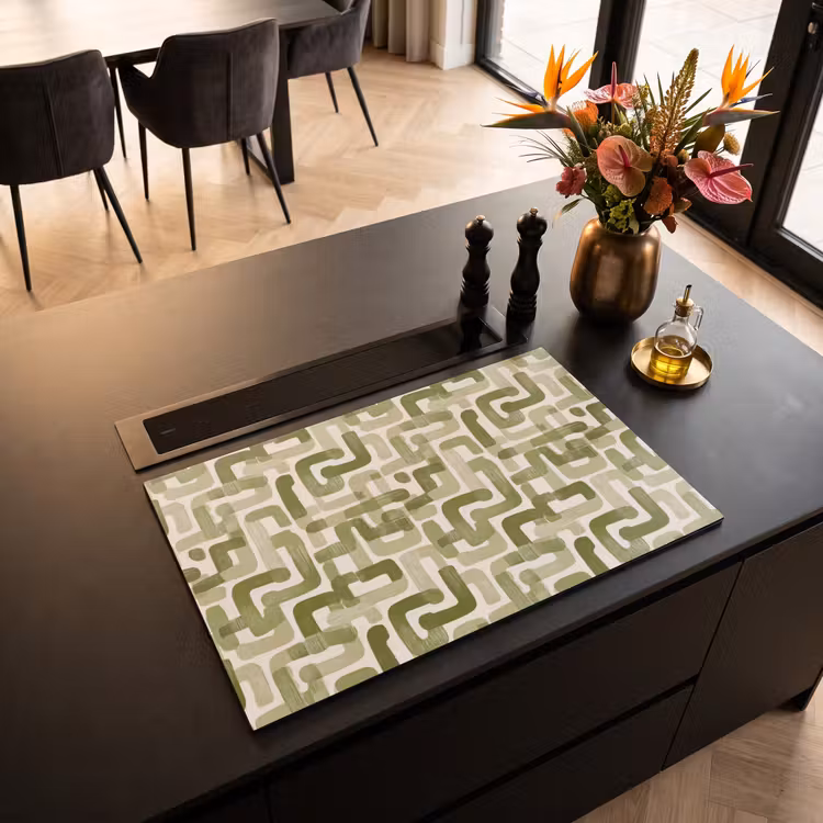 Inductie beschermer - Modern - Grafisch - Groen — 3