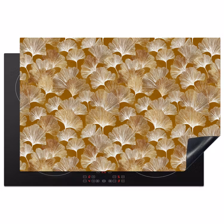 Inductie beschermer - Ginkgo - Bladeren - Goud — 2