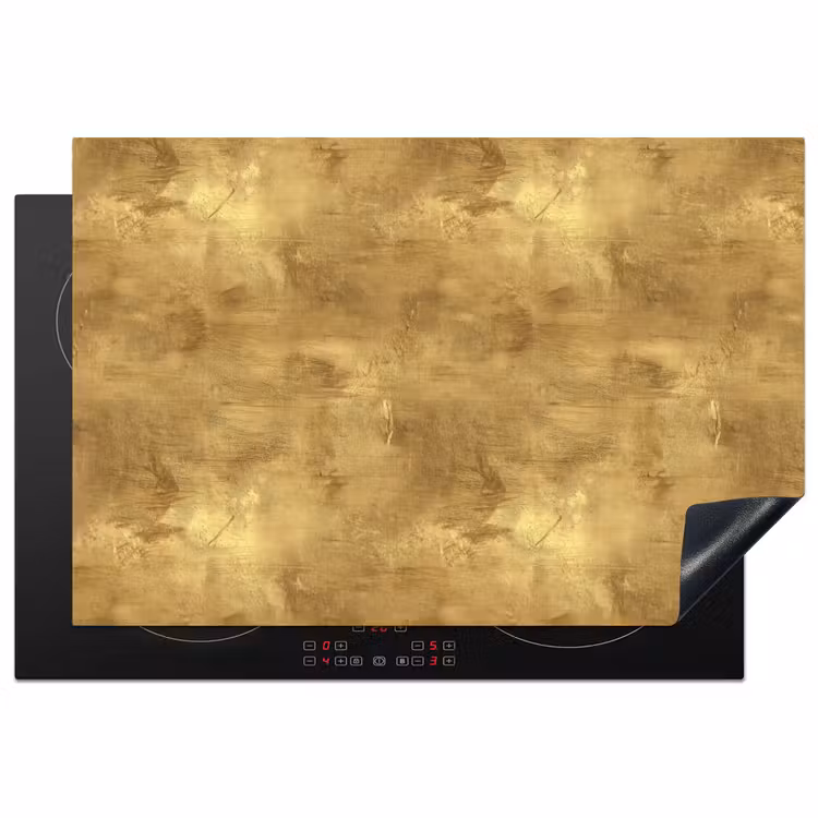 Inductie beschermer - Industrieel - Textuur - Goud — 2