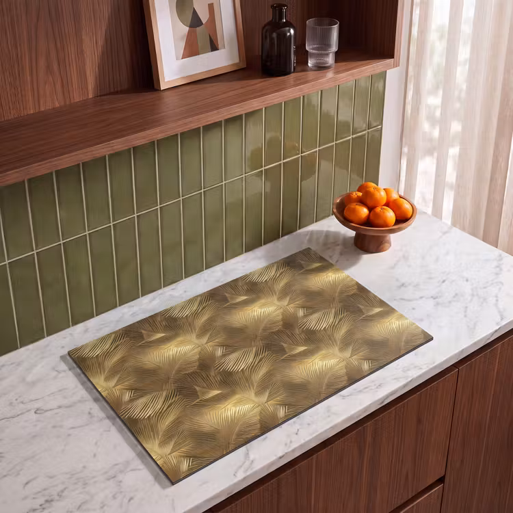 Inductie beschermer - Palm - Waaier - Goud — 4