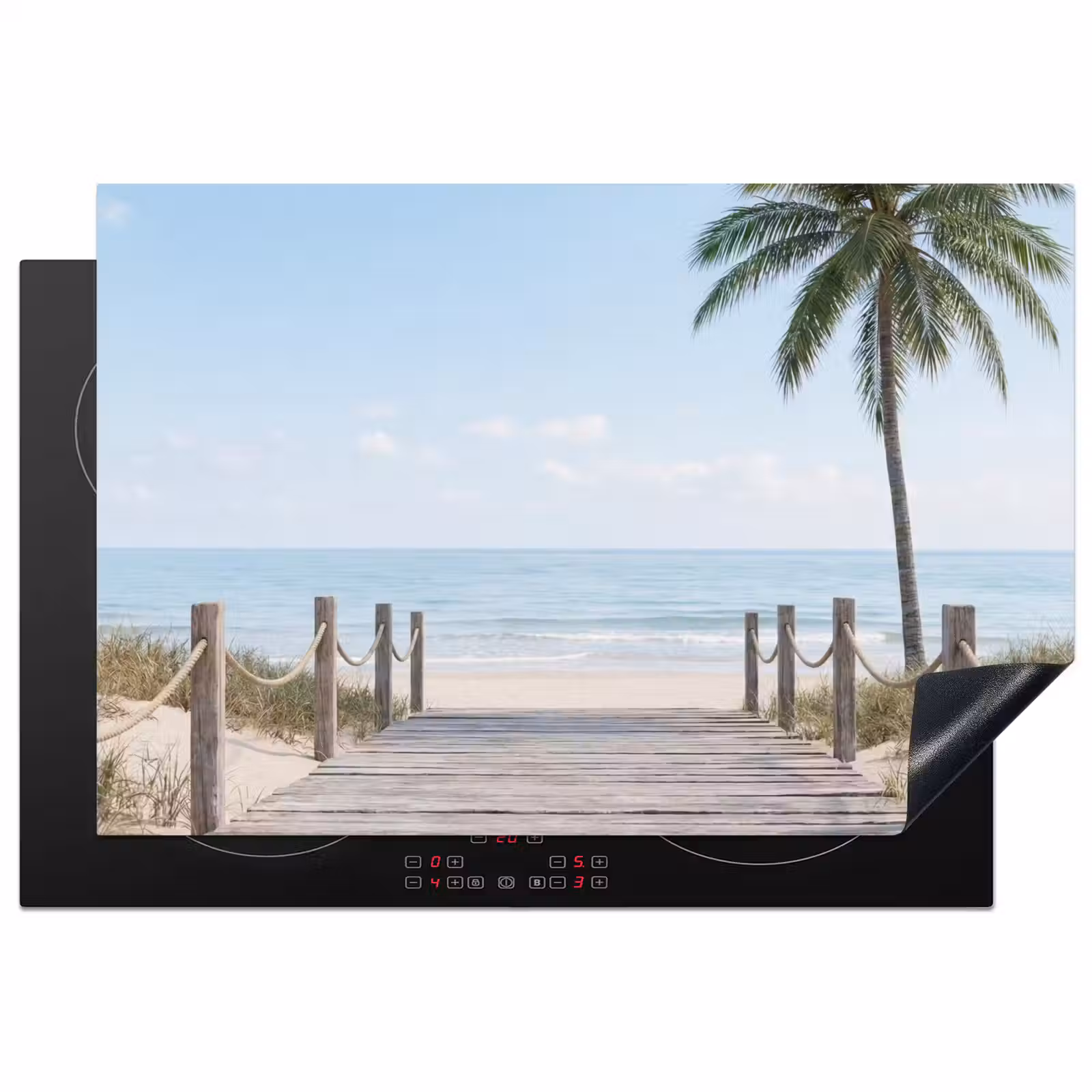 Inductie beschermer - Palmbomen - Pad - Horizon — 1