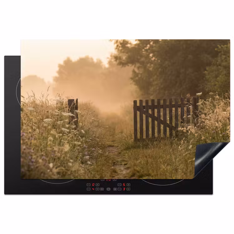 Inductie beschermer - Hek - Natuur - Mist - Veld — 2