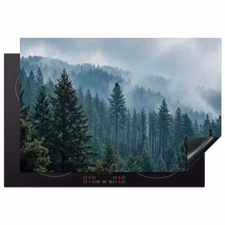 Inductie beschermer - Naaldwoud - Bergen - Mist — 2