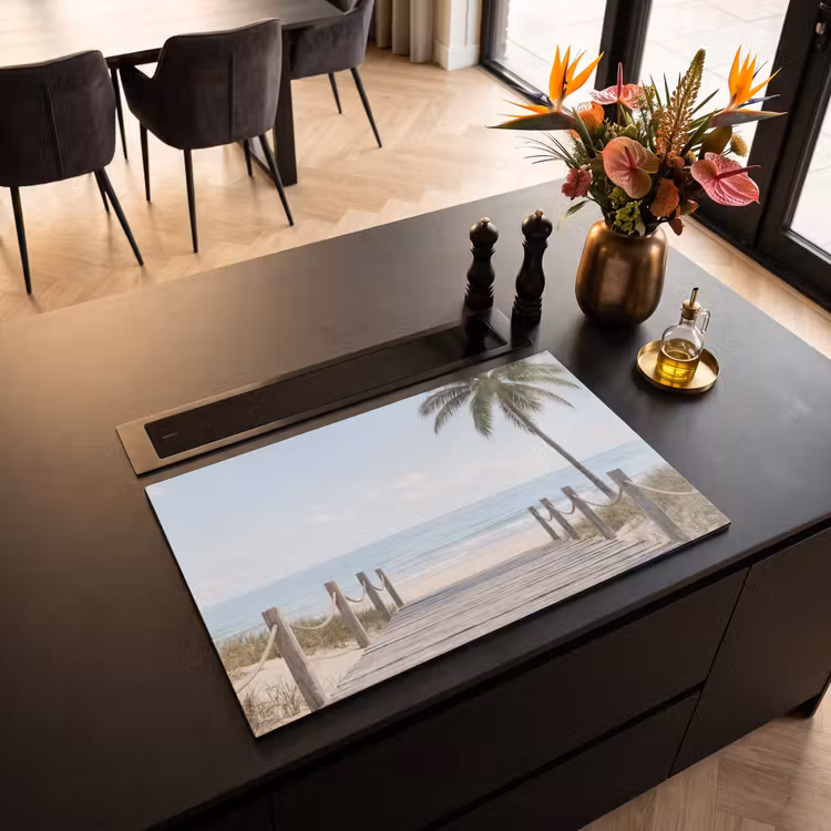 Inductie beschermer - Palmbomen - Pad - Horizon — 3