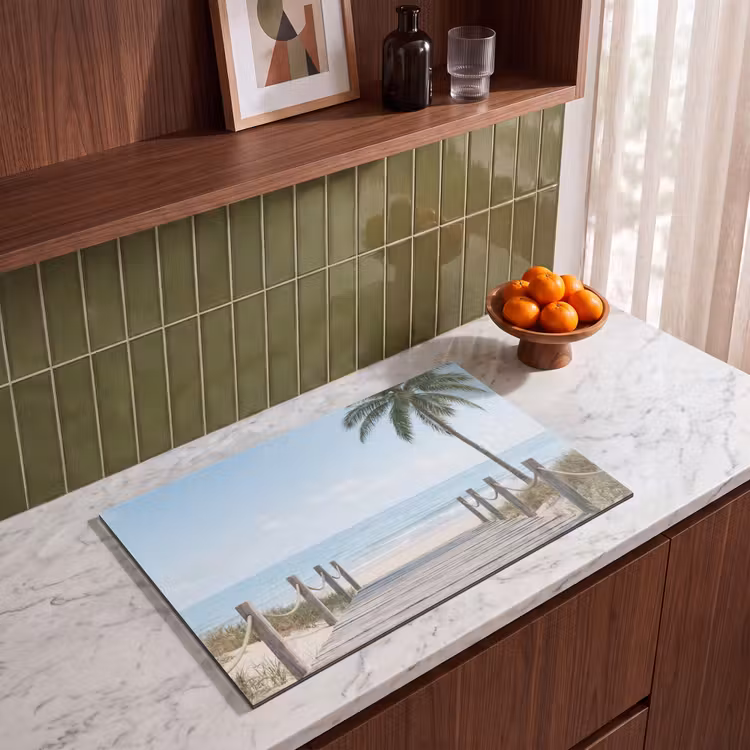 Inductie beschermer - Palmbomen - Pad - Horizon — 4