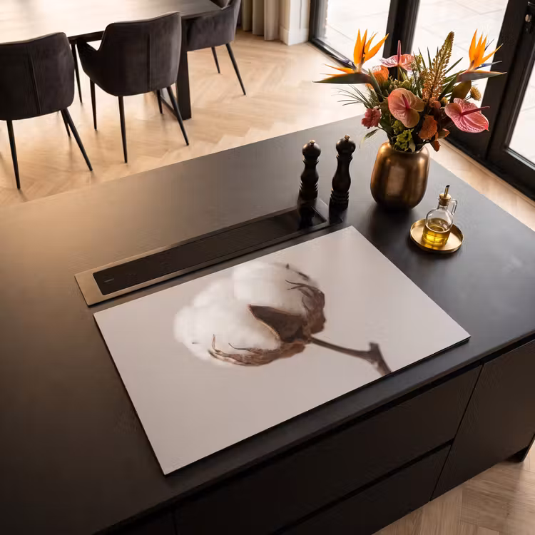 Inductie beschermer - Katoenbol - Minimalistisch - Wit — 3