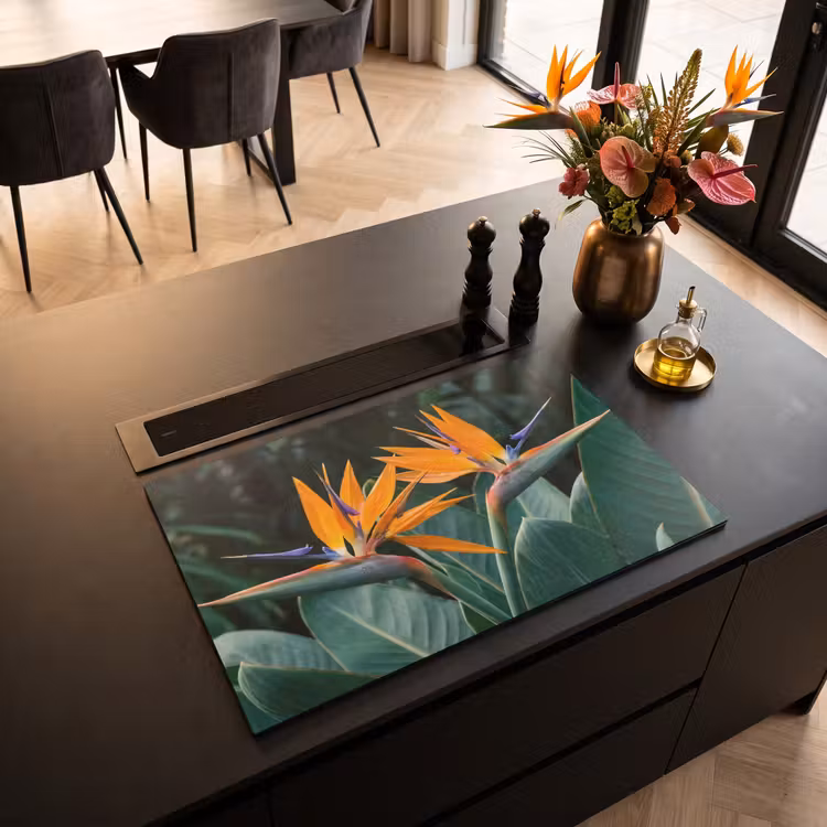 Inductie beschermer - Paradijsvogel - Bloem - Exotisch — 3