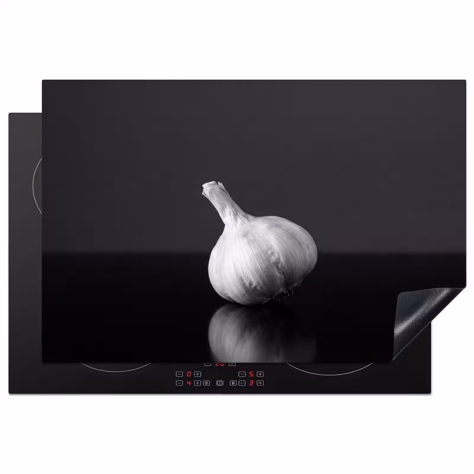 Inductie beschermer - Knoflook - Zwart - Wit — 1