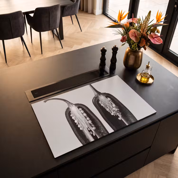 Inductie beschermer - Pepers - Zwart - Wit - Zaadlijsten — 3