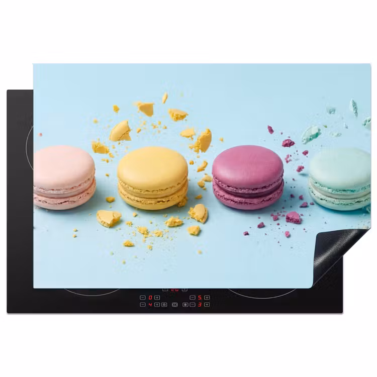 Inductie beschermer - Macarons - Kleurrijk - Pastel — 1