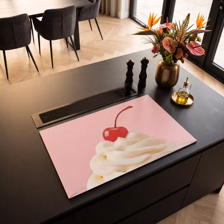 Inductie beschermer - Kers - Slagroom - Roze — 3