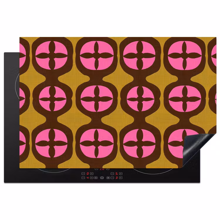 Inductie beschermer - Modern - Patroon - Roze — 2