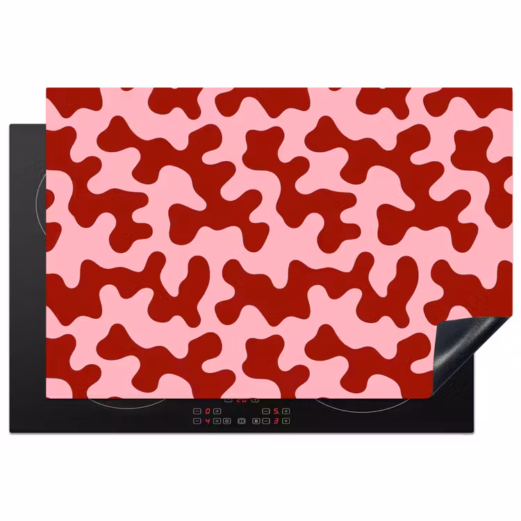 Inductie beschermer - Modern - Abstract - Rood — 1