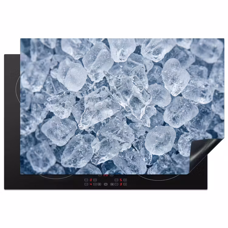 Inductie beschermer - Ijsblokjes - Water - Blauw — 1