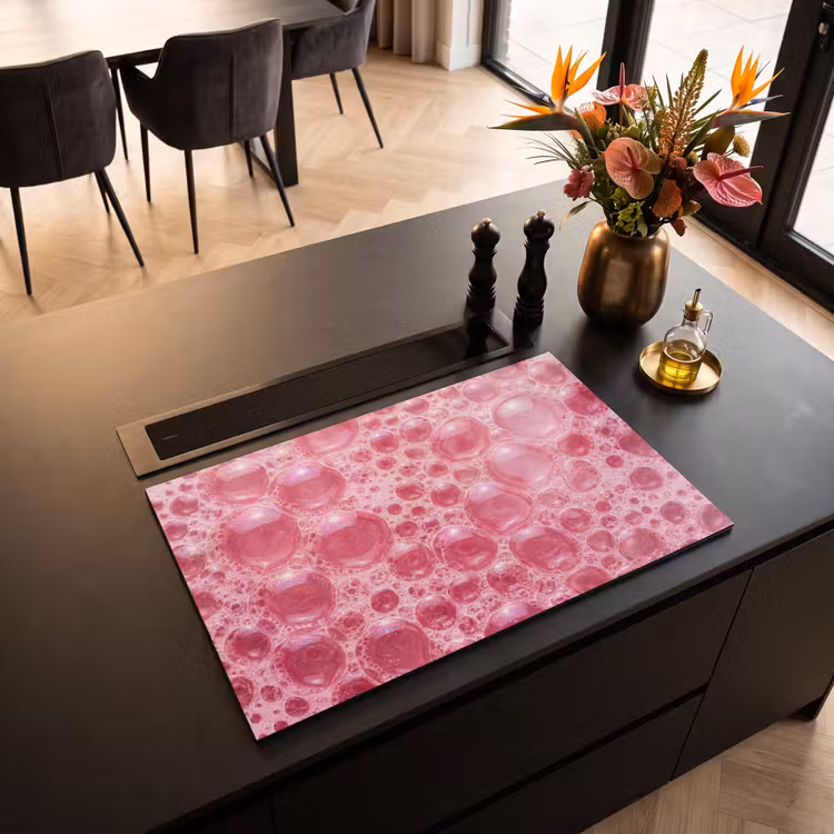 Inductie beschermer - Roze - Schuim - Bubbels — 3