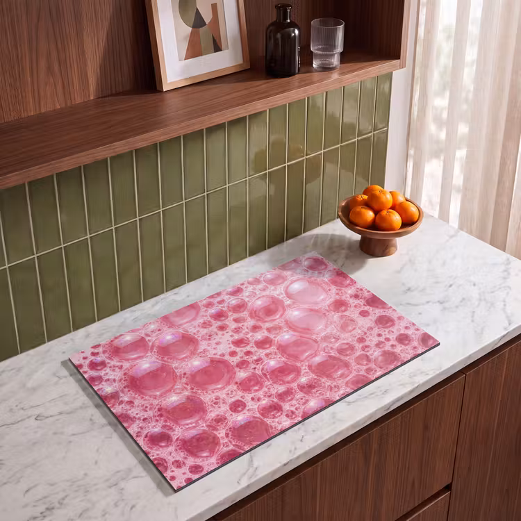Inductie beschermer - Roze - Schuim - Bubbels — 4