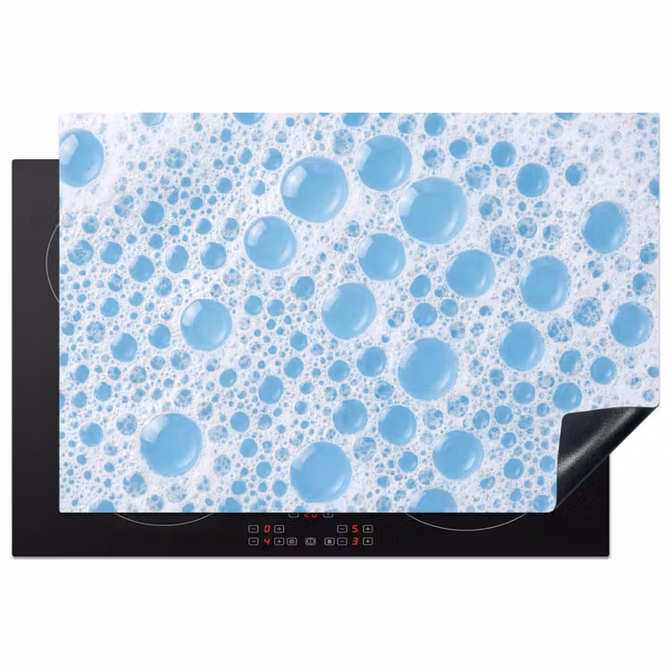 Inductie beschermer - Schuim - Bubbels - Blauw — 2