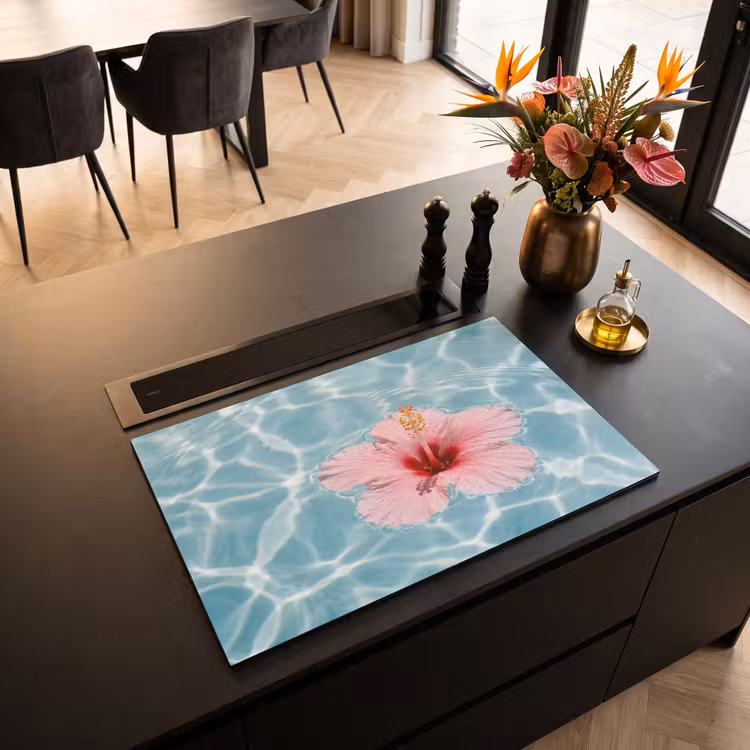 Inductie beschermer - Hibiscus - Water - Roze — 3