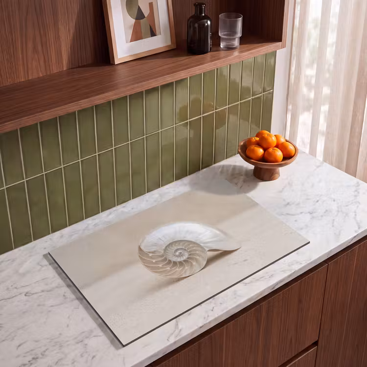 Inductie beschermer - Schelp - Spiraal - Beige — 4