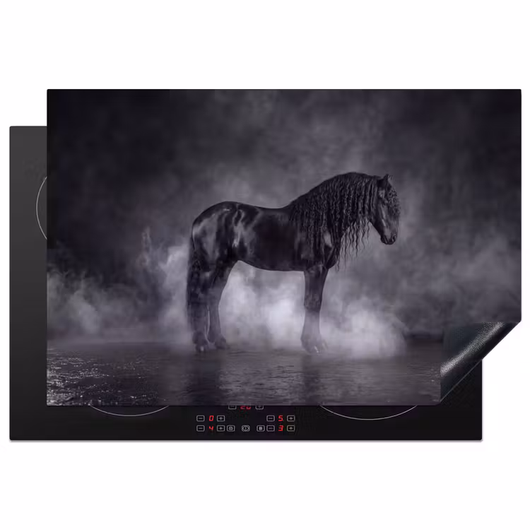 Inductie beschermer - Paard - Magisch - Zwart — 2