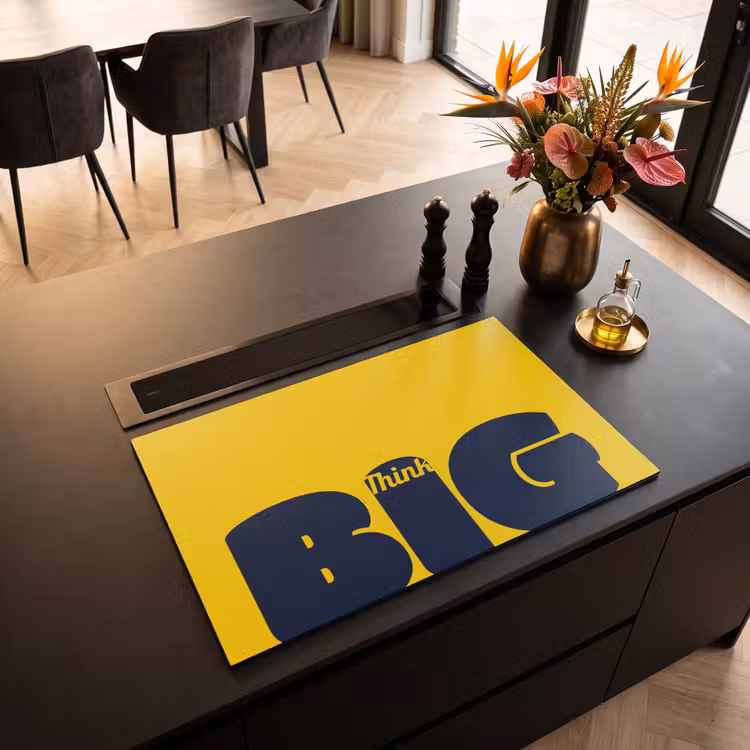 Inductie beschermer - Geel - Think big - Grafisch — 3