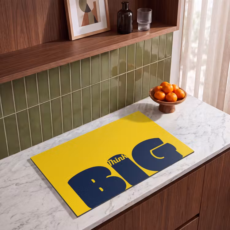 Inductie beschermer - Geel - Think big - Grafisch — 4