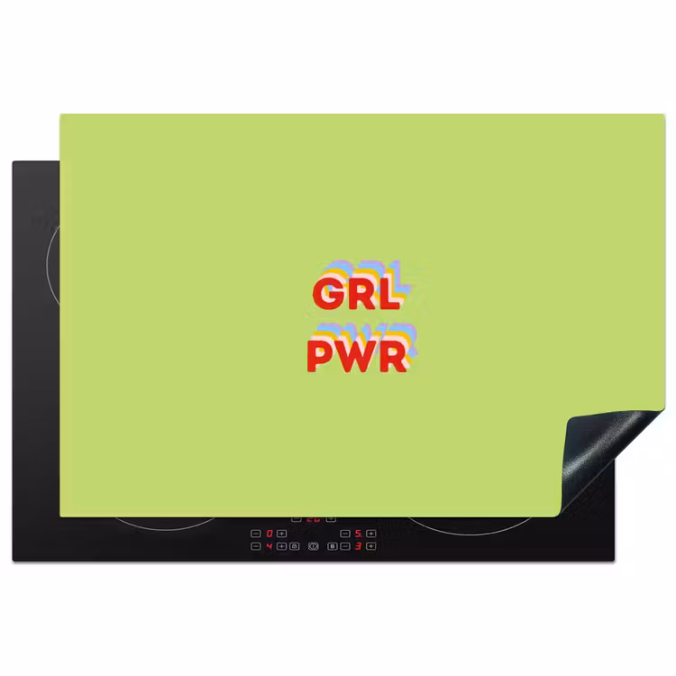 Inductie beschermer - Grl pwr - Groen - Rood - 3D — 2