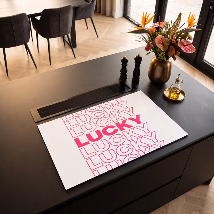 Inductie beschermer - Lucky - Roze - Patroon — 3