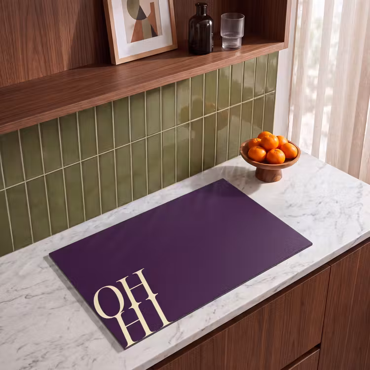 Inductie beschermer - Oh hi - Paars - Cursief — 4