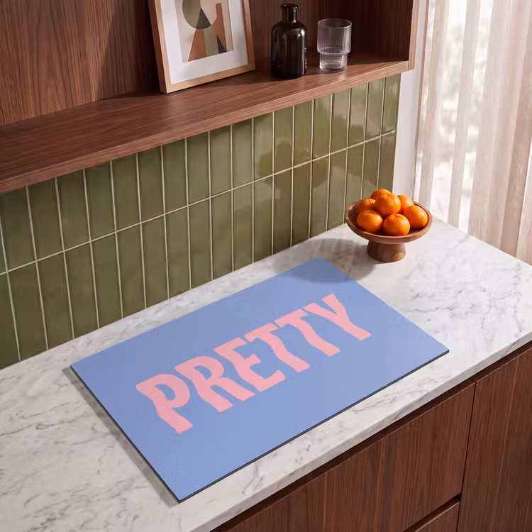 Inductie beschermer - Pretty - Roze - Blauw - Golvend — 4