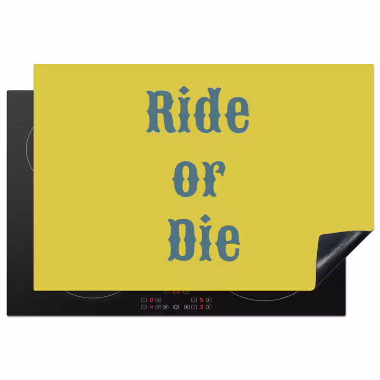 Inductie beschermer - Ride or die - Geel - Blauw — 2