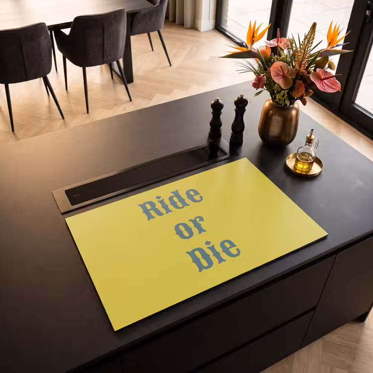 Inductie beschermer - Ride or die - Geel - Blauw — 3