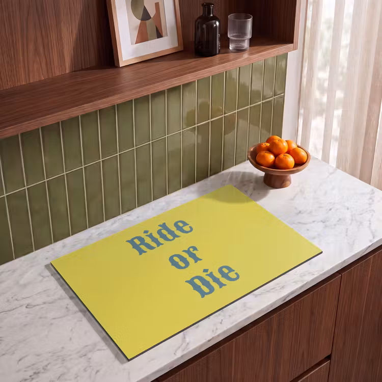 Inductie beschermer - Ride or die - Geel - Blauw — 4