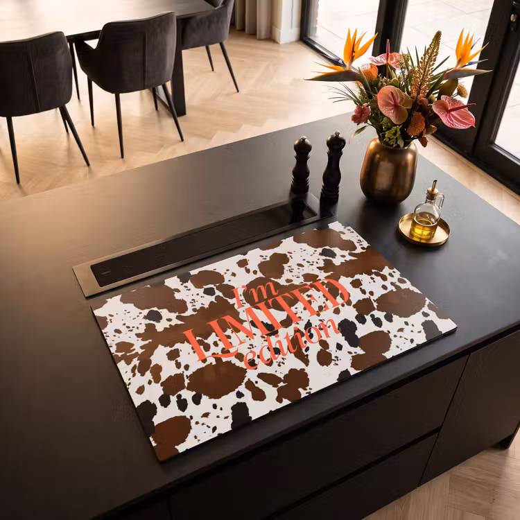 Inductie beschermer - Koeienprint - Limited edition - Rood — 3