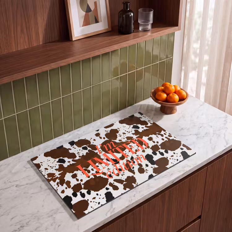 Inductie beschermer - Koeienprint - Limited edition - Rood — 4