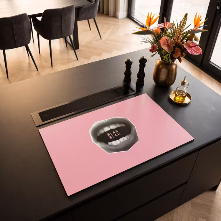 Inductie beschermer - Mond - BLAH BLAH - Roze — 3