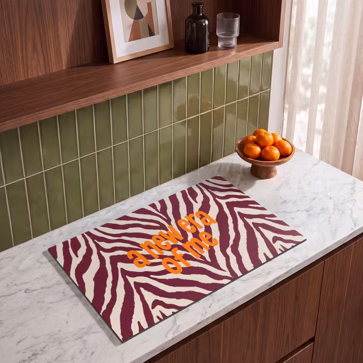 Inductie beschermer - New era - Bordeaux - Zebraprint — 4