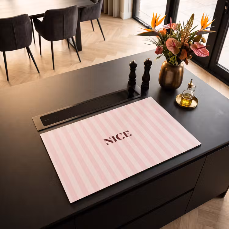 Inductie beschermer - Nice - Strepen - Roze — 3
