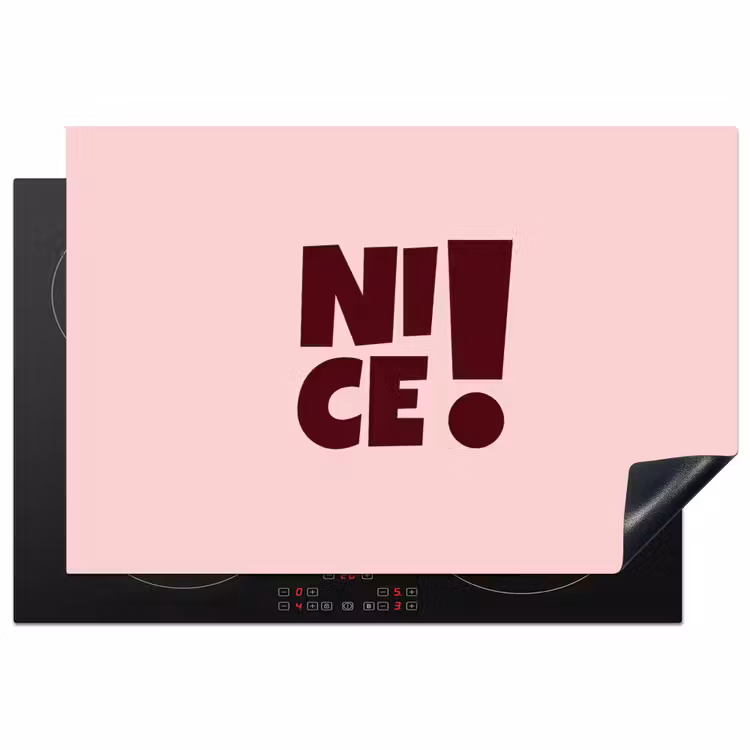 Inductie beschermer - Nice - Uitroepteken - Roze — 1