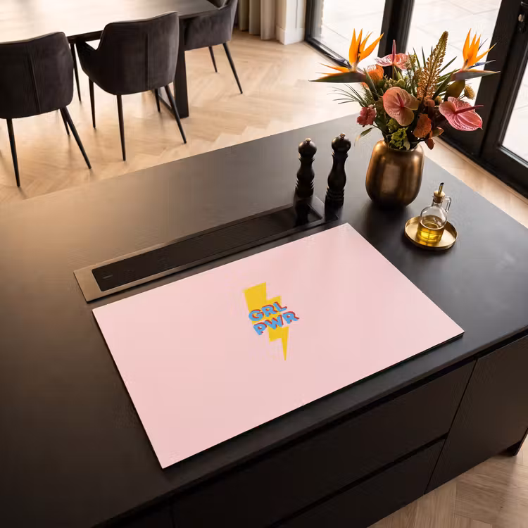 Inductie beschermer - Grl pwr - Bliksem - Roze — 3