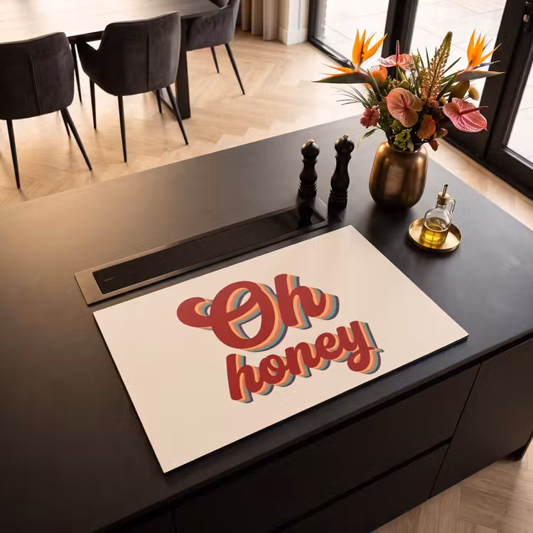Inductie beschermer - Oh honey - Rood - Schaduw — 3