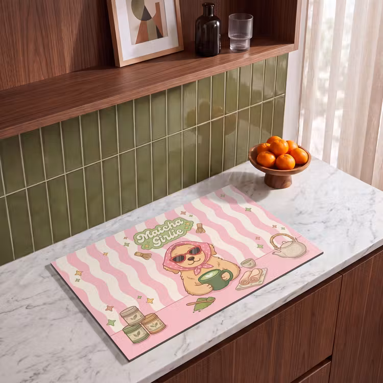 Inductie beschermer - Matcha - Hond - Roze - Groen — 4